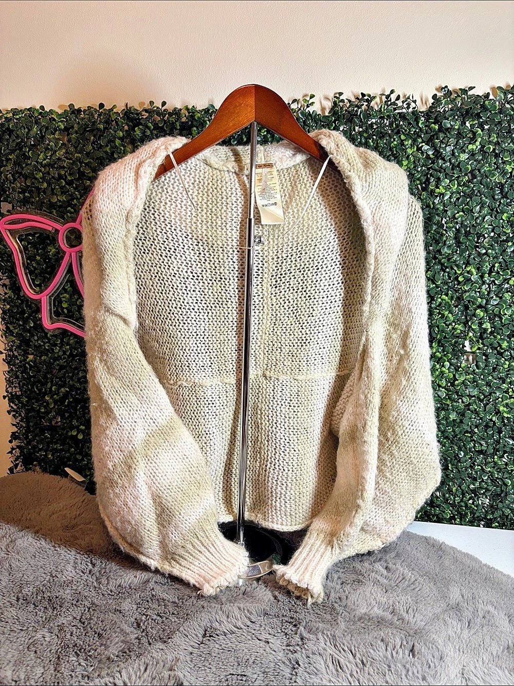 Free People Cardigan in Cream Size XS